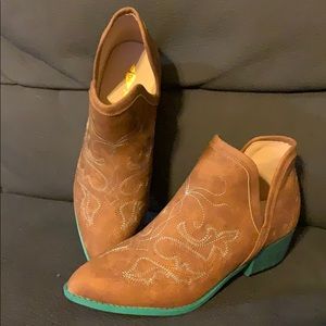 Western inspired booties